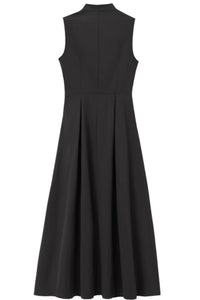 CARA Utility Zip Maxi Dress (Black)