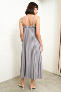 SABINE Two-Piece Blazer & Pleated Dress Set