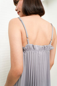 SABINE Two-Piece Blazer & Pleated Dress Set