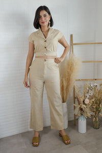 MADISON Top & Pants Co-ord (Cream)