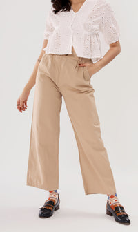 RAI Wide-Leg Pants (Khaki)