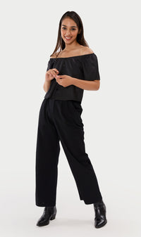 RAI Wide-Leg Pants (Black)