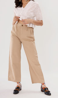 RAI Wide-Leg Pants (Khaki)