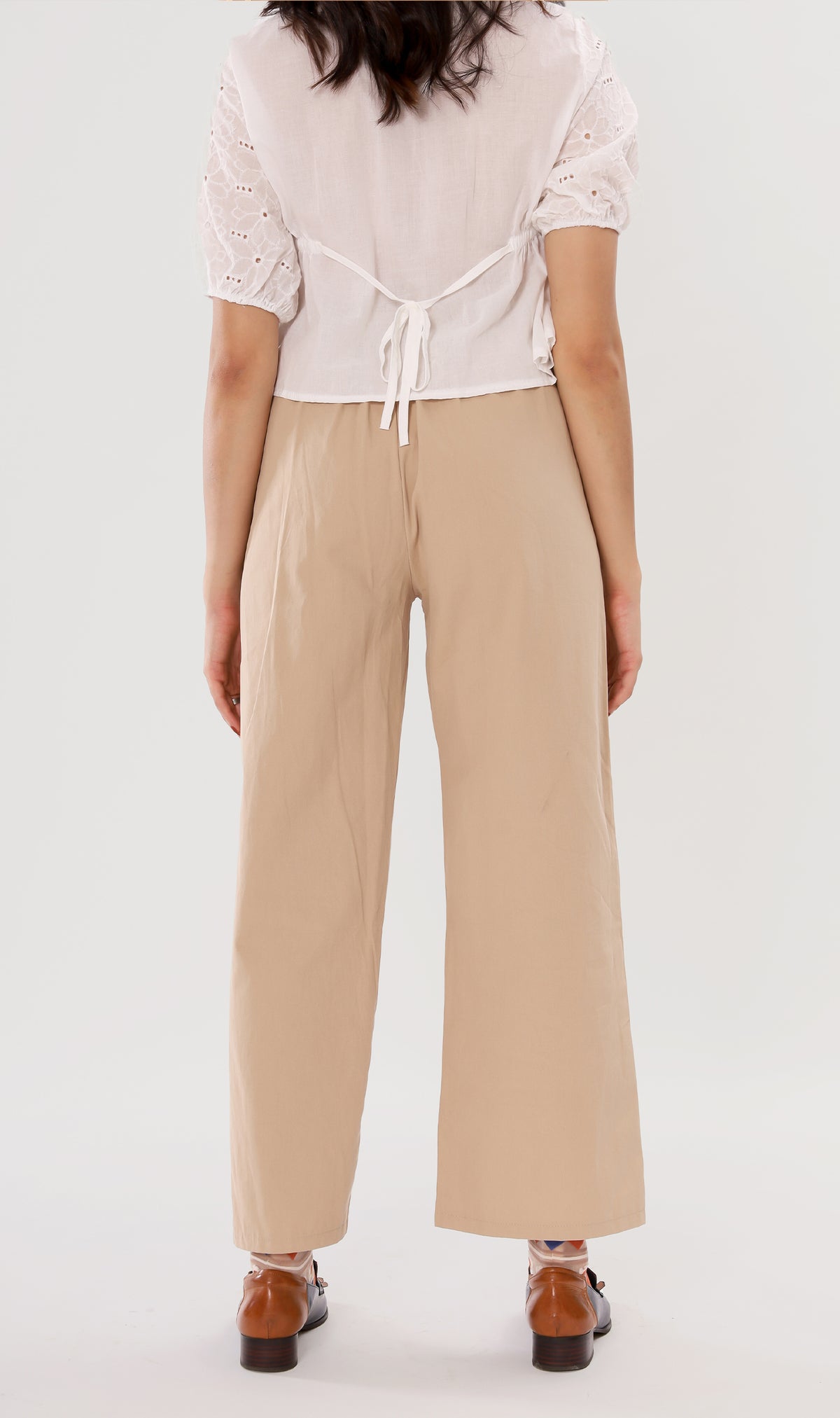RAI Wide-Leg Pants (Khaki)