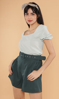 TANSY Square-Neck Top (Mint)