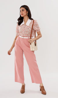 RAI Wide-Leg Pants (Pink)