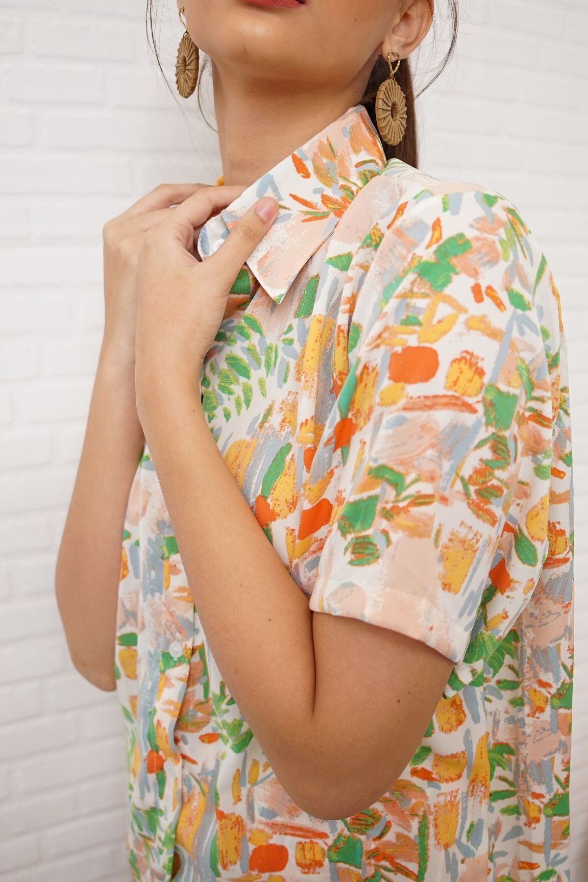 IZA Polo Top & Shorts Co-ord (Orange)
