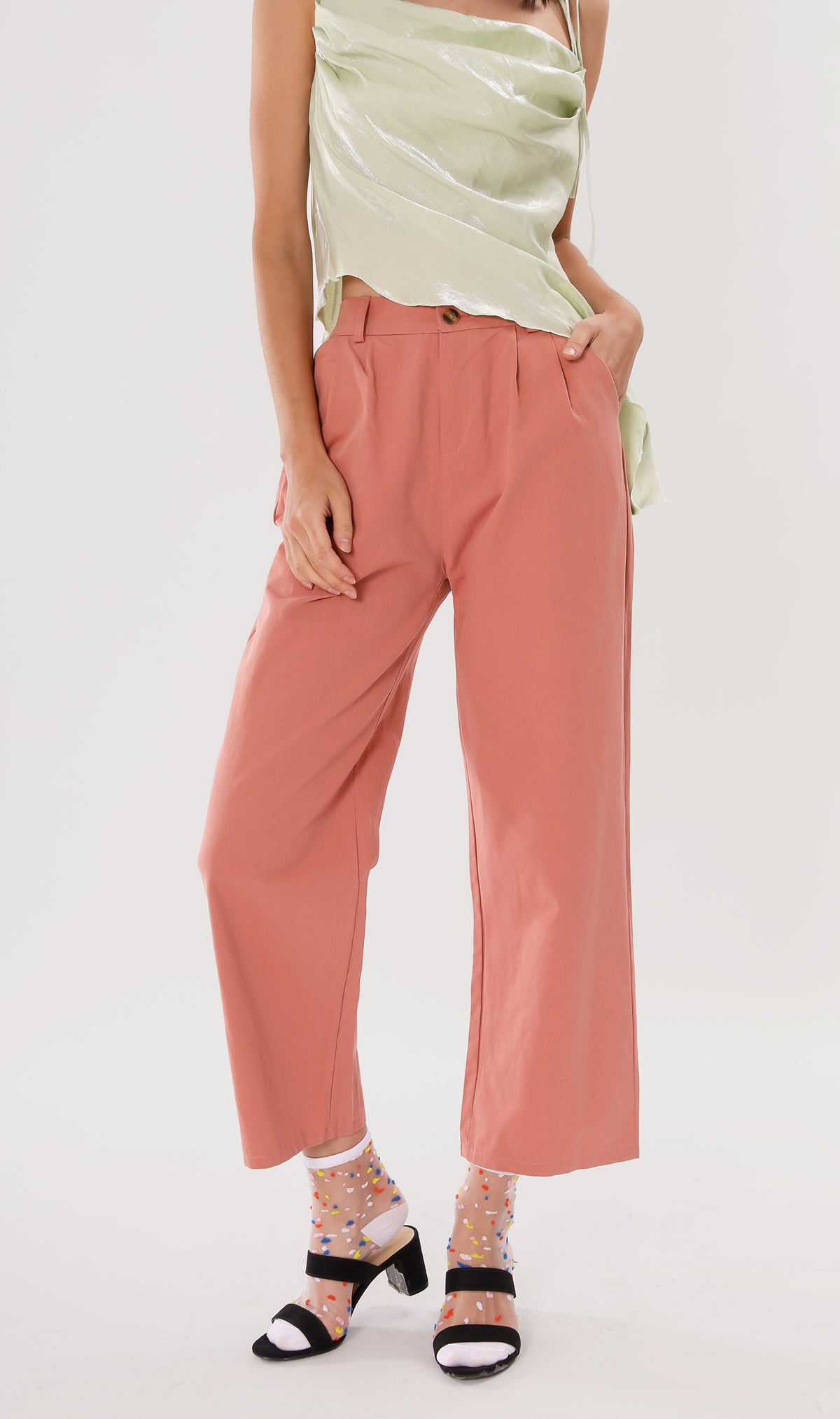RAI Wide-Leg Pants (Dusty Rose)