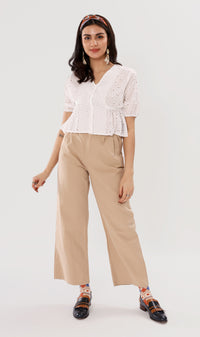 RAI Wide-Leg Pants (Khaki)