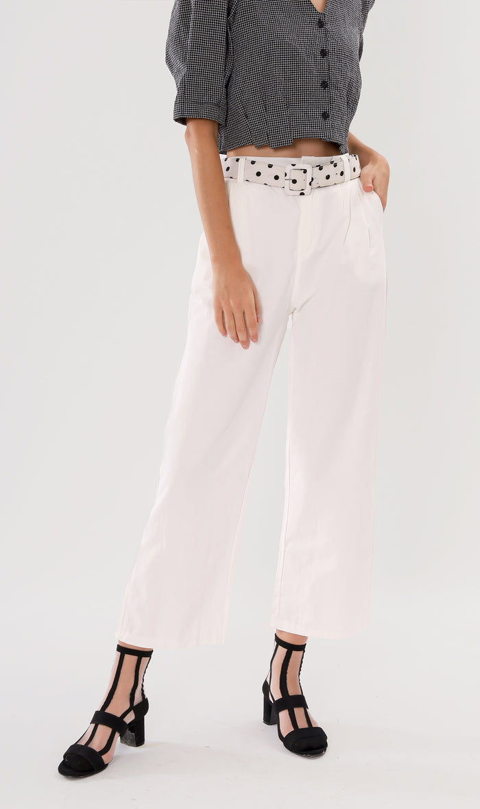 RAI Wide-Leg Pants (White)