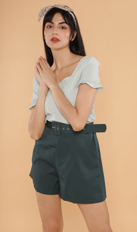 TANSY Square-Neck Top (Mint)