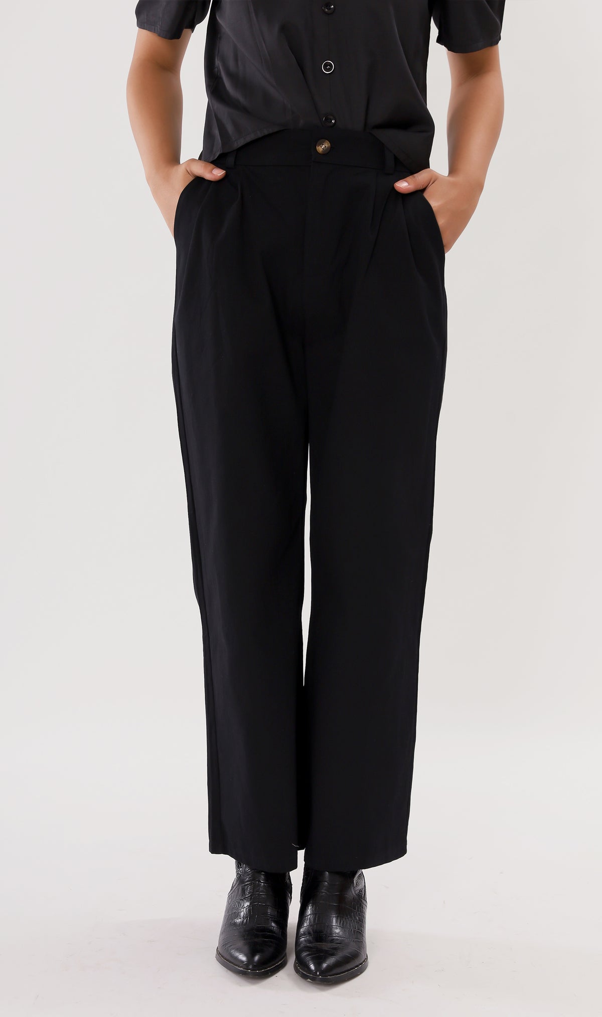 RAI Wide-Leg Pants (Black)