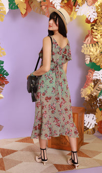 SELENE Open-Shoulder Dress