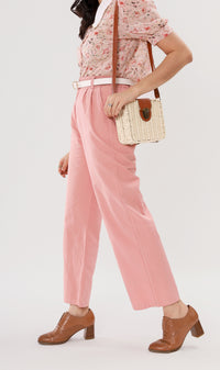 RAI Wide-Leg Pants (Pink)