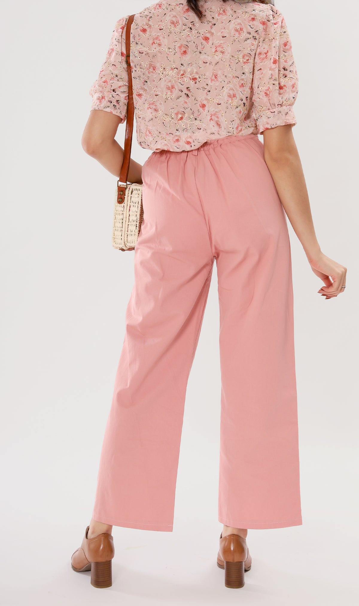 RAI Wide-Leg Pants (Pink)