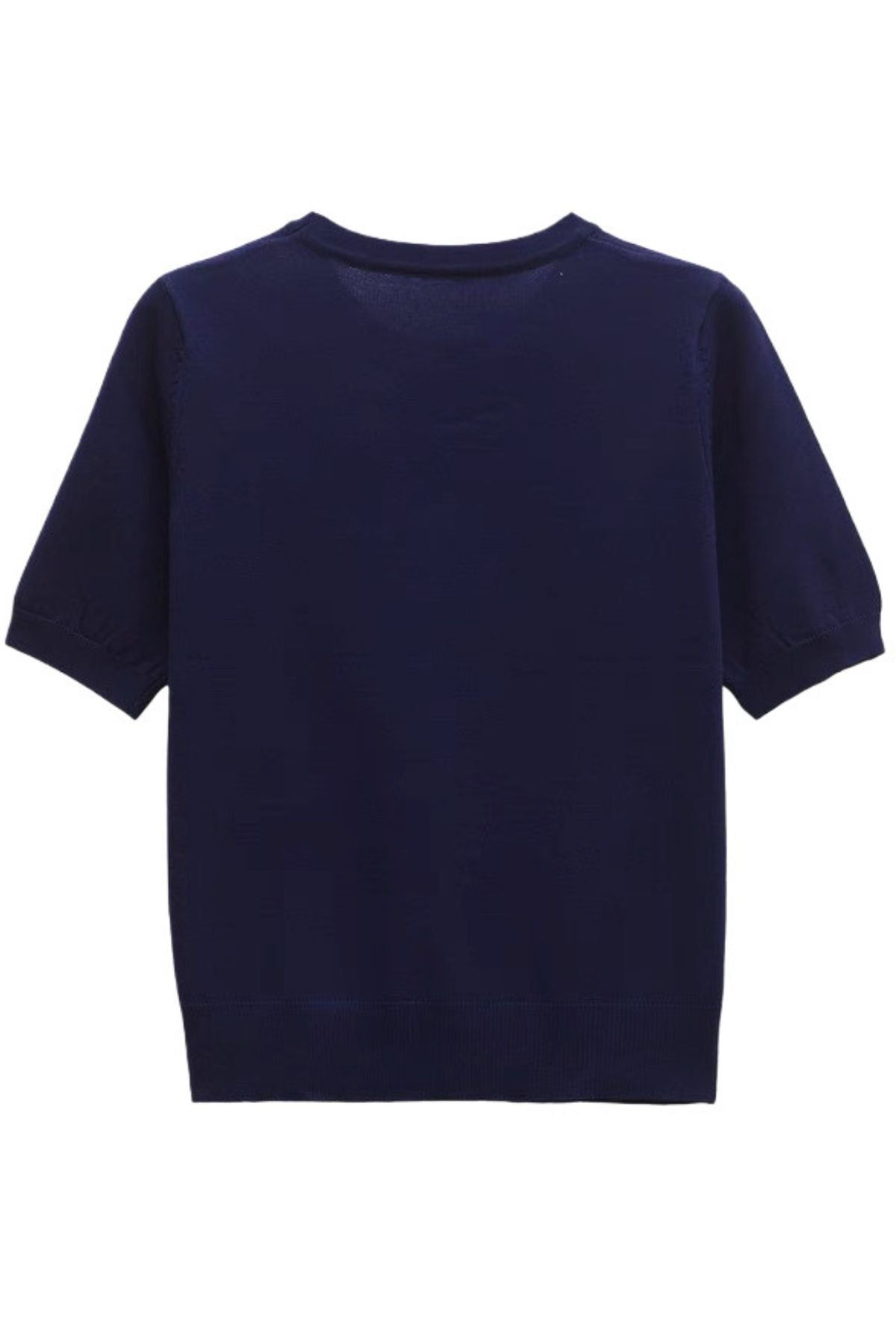 MAYA Crew Knit Tee (Navy Blue)