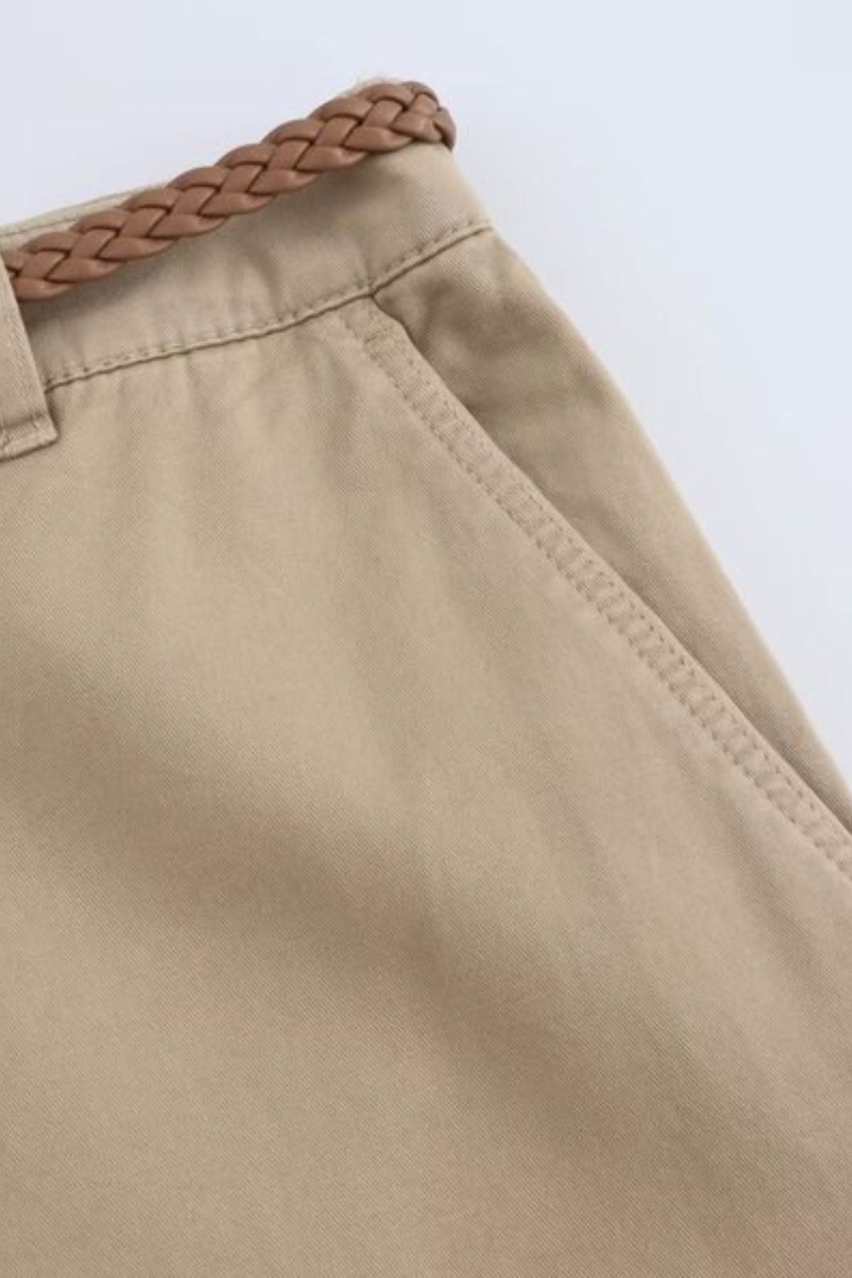 HAYDEN Belted Chino Trousers