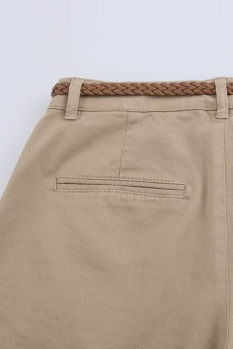 HAYDEN Belted Chino Trousers