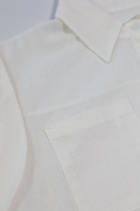 ERIN Button-down Sleeveless Top (White)