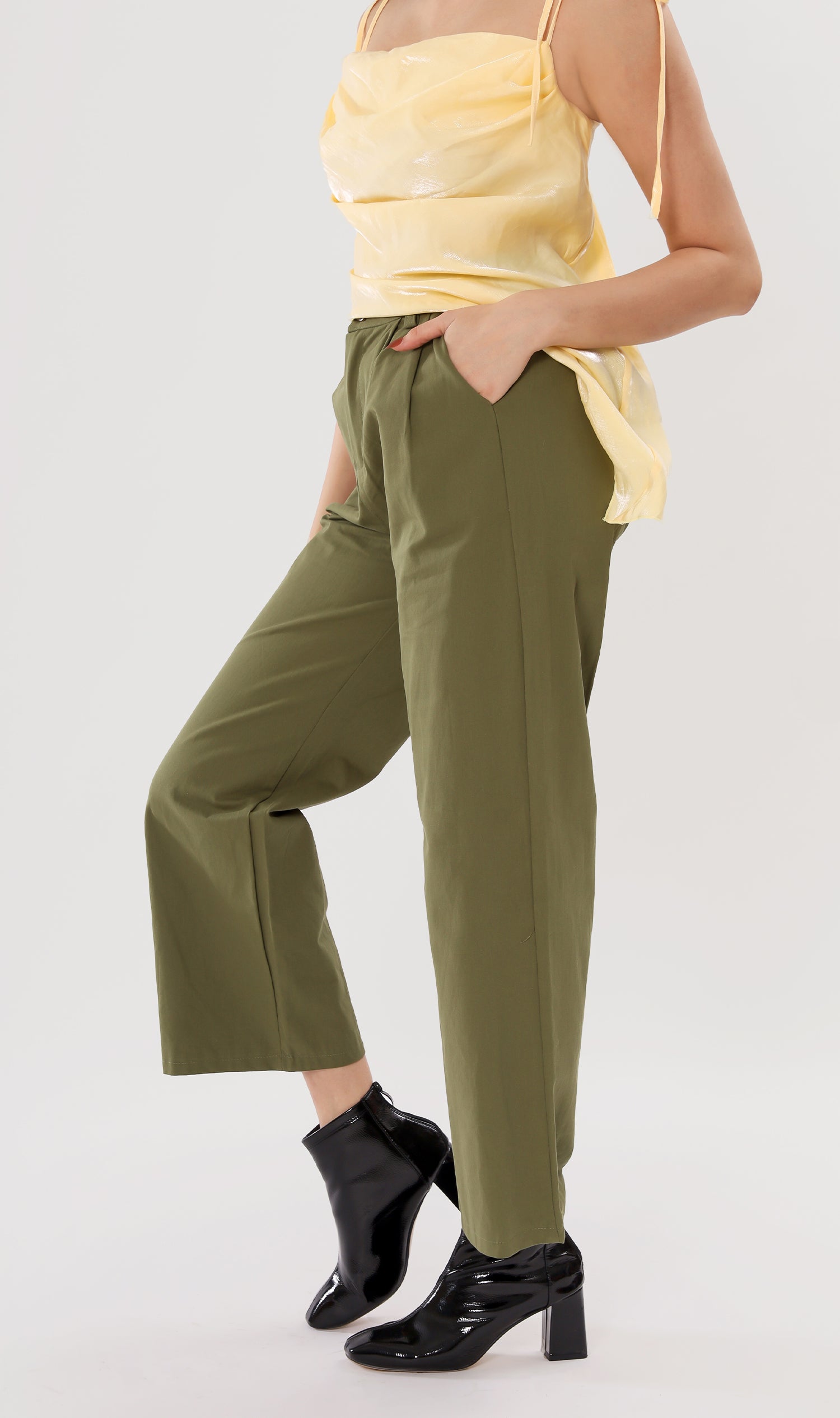 Yanekop Women Yoga Sweatpants Comfy Wide Leg Palazzo Lounge Pants High  Waist Joggers with PocketsArmy GreenXL  Amazonin Clothing   Accessories